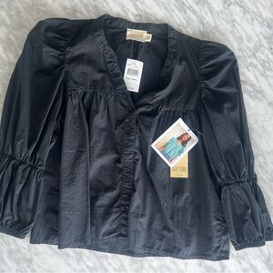 Anthropologie Nation LTD Black Women's Top